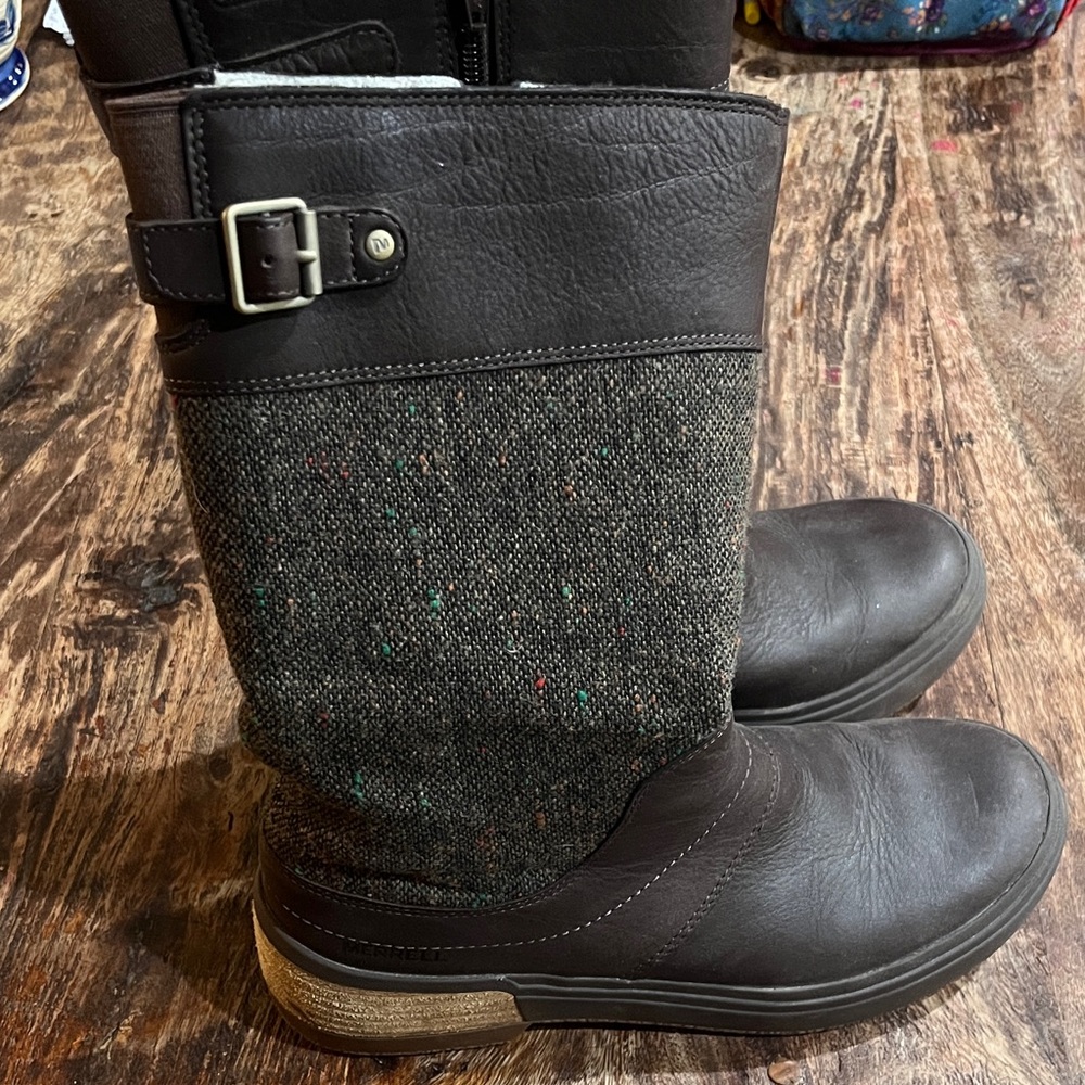 Merrell Haven Tall Buckle waterproof boot, size 8.5